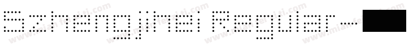Szhengjihei Regular字体转换